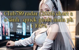 Club789 radar (2026) chart so sánh quick guide miễn phí 100%