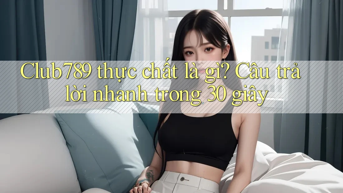 Club789 thực chất là gì? Câu trả lời nhanh trong 30 giây Club789 thực chất là gì? Câu trả lời nhanh trong 30 giây