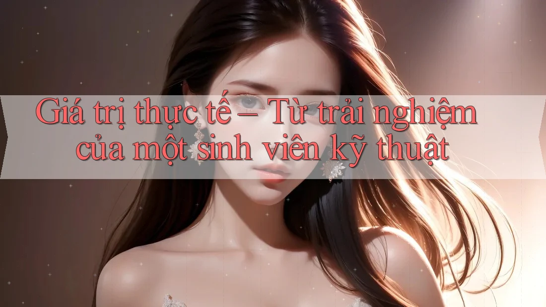 Giá trị thực tế – Từ trải nghiệm của một sinh viên kỹ thuật Giá trị thực tế – Từ trải nghiệm của một sinh viên kỹ thuật