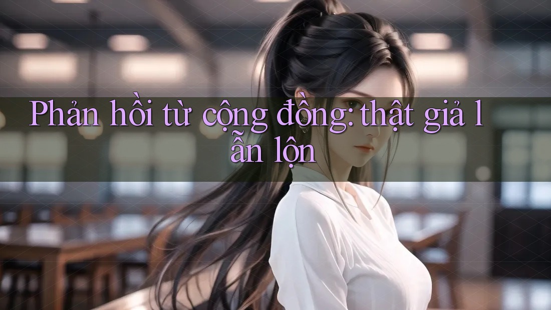 Phản hồi từ cộng đồng - thật giả lẫn lộn Phản hồi từ cộng đồng - thật giả lẫn lộn