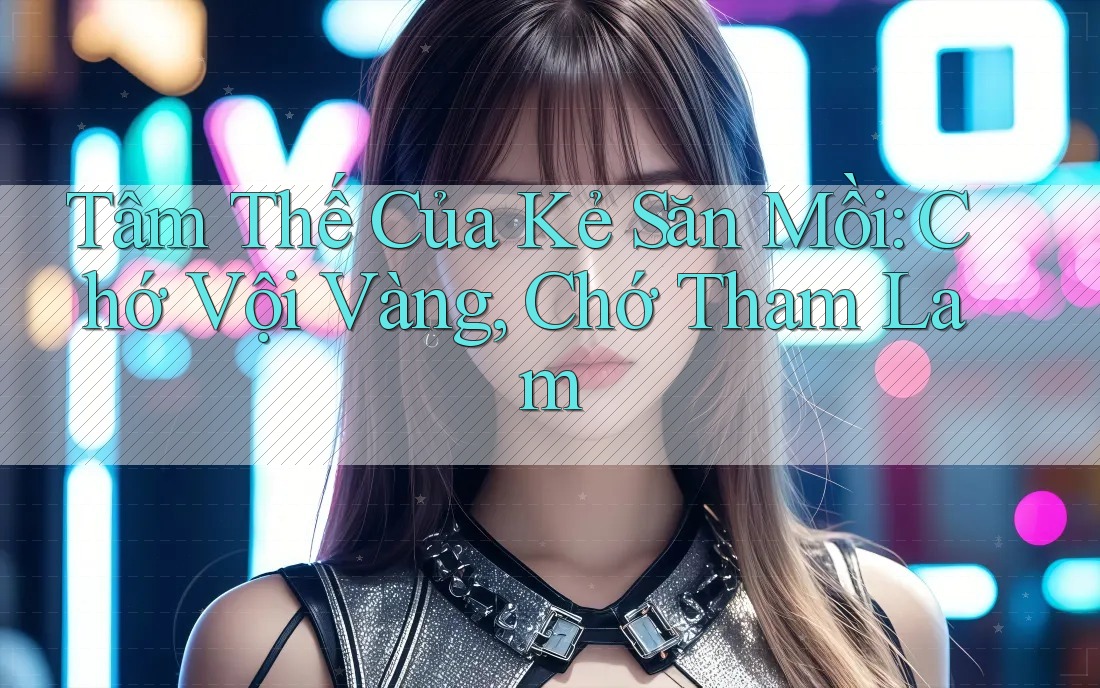 Tâm Thế Của Kẻ Săn Mồi: Chớ Vội Vàng, Chớ Tham Lam