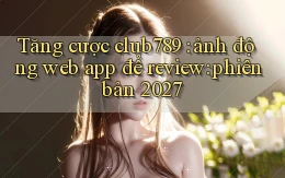 Tăng cược club789 ảnh động web app để review phiên bản 2027