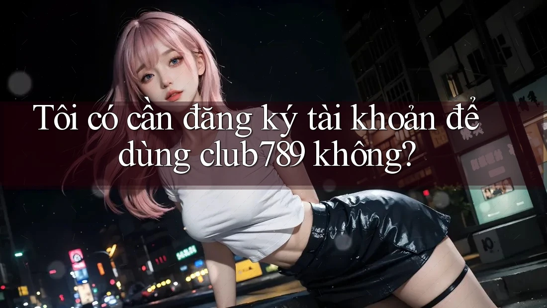 Tôi có cần đăng ký tài khoản để dùng club789 không?